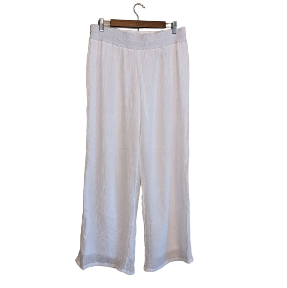 Apt. 9 Wide Leg White Pants Large
